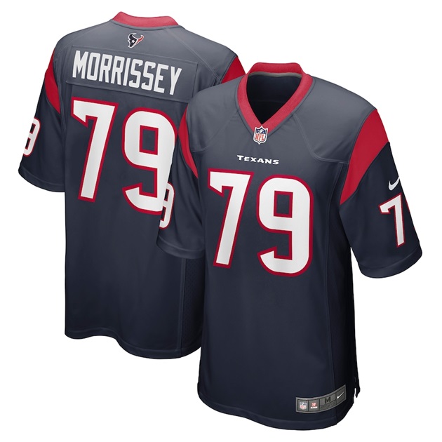 mens nike jimmy morrissey navy houston texans game jersey